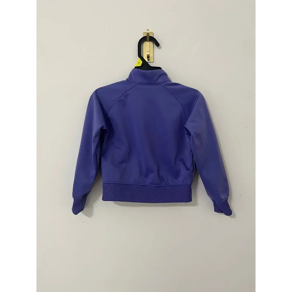 Nike Toddler Girls Full-Zip Track Jacket Purple Gray 2T